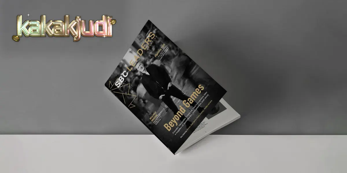 Tampilan visual majalah SBC Leaders yang menampilkan wawasan industri iGaming